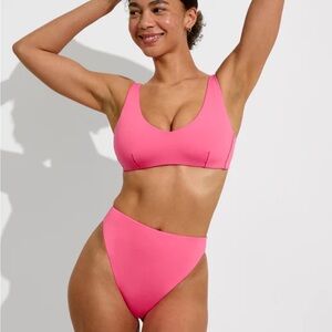 Left On Friday Super Hi Hi bottom in Zinc pink